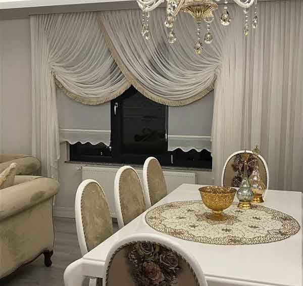مدل پردهای کوتاه جدید پذیرایی با طرح های فوق العاده ساده و شیک جذاب