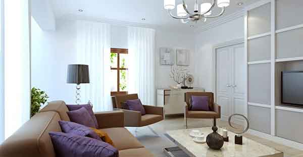 پردهای ساده و شیک پذیرایی با طرح های فوق العاده زیبا و جذاب