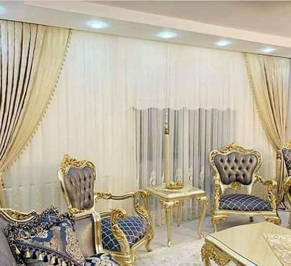 پردهای ساده و شیک پذیرایی با طرح های فوق العاده زیبا و جذاب