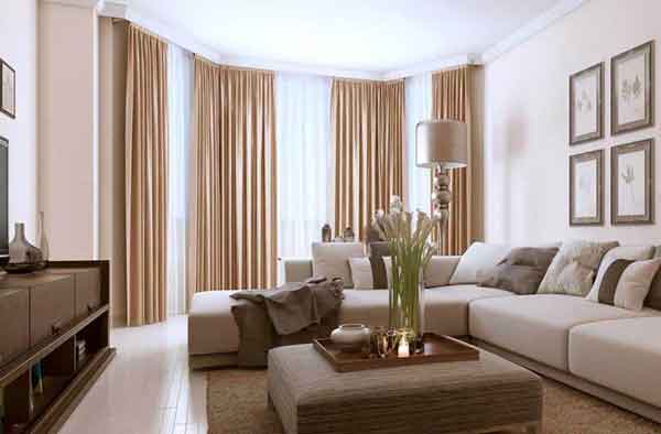 پردهای ساده و شیک پذیرایی با طرح های فوق العاده زیبا و جذاب
