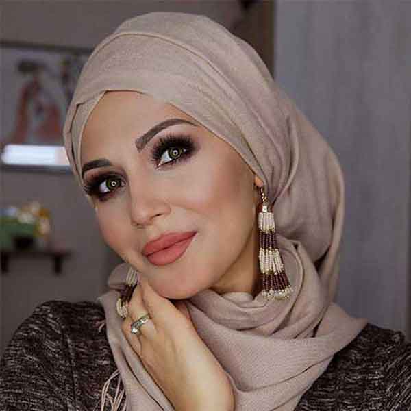 مدل روسری بستن دخترانه با حجاب و شیک برای مهمانی و مجالس مختلف