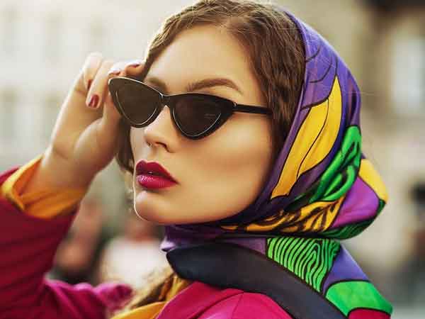 مدل روسری بستن دخترانه با حجاب و شیک برای مهمانی و مجالس مختلف