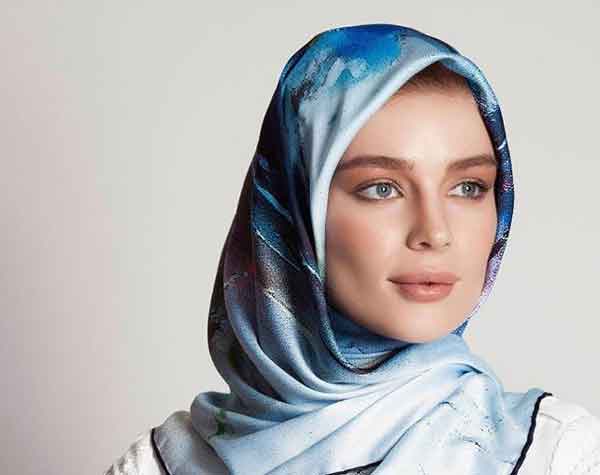 روسری مجلسی زنانه خاص و زیبا جدید مناسب مهمانی و عید