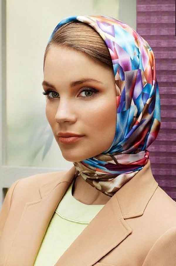 روسری مجلسی زنانه خاص و زیبا جدید مناسب مهمانی و عید