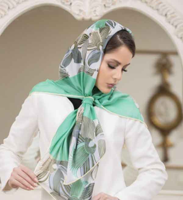 روسری مجلسی زنانه خاص و زیبا جدید مناسب مهمانی و عید