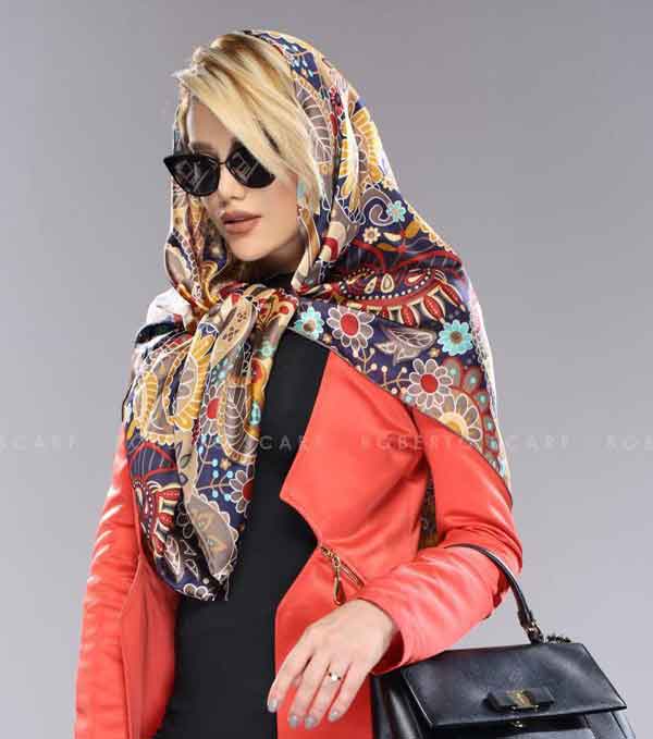 روسری مجلسی زنانه خاص و زیبا جدید مناسب مهمانی و عید