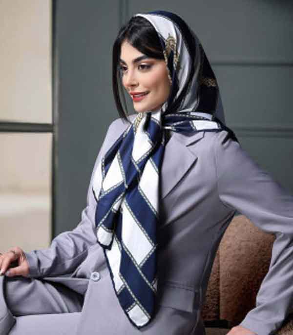 روسری مجلسی زنانه خاص و زیبا جدید مناسب مهمانی و عید