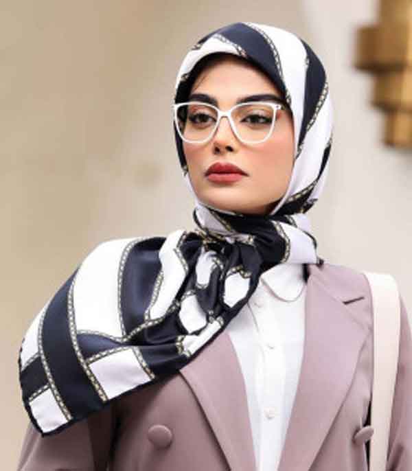 روسری مجلسی زنانه خاص و زیبا جدید مناسب مهمانی و عید