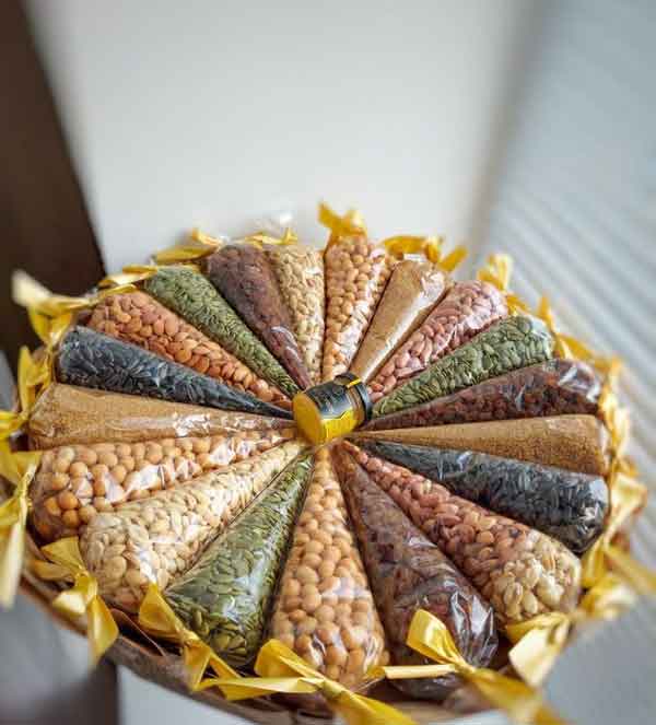 تزیین آجیل شب یلدا عروس ساده و شیک و زیبا با ایده های خلاقانه