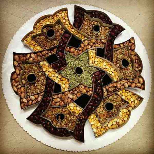 تزیین آجیل شب یلدا عروس ساده و شیک و زیبا با ایده های خلاقانه