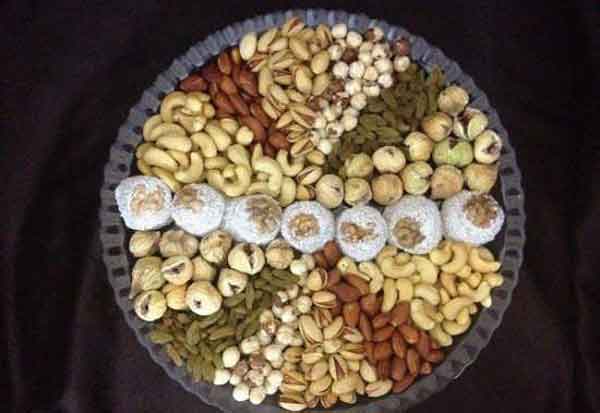 تزیین آجیل شب یلدا عروس ساده و شیک و زیبا با ایده های خلاقانه