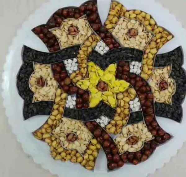 تزیین آجیل شب یلدا عروس ساده و شیک و زیبا با ایده های خلاقانه
