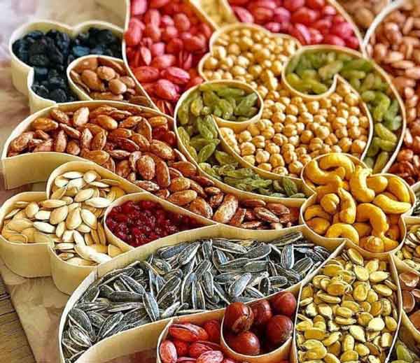 تزیین آجیل شب یلدا عروس ساده و شیک و زیبا با ایده های خلاقانه