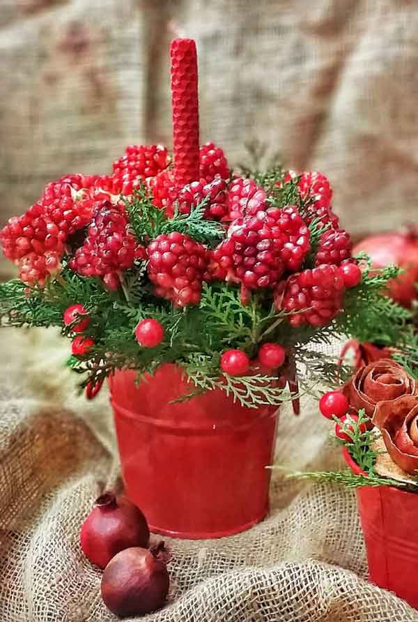 تزیین انار شب یلدا با ایده های ساده و فوق العاده ساده و شیک و دلبر