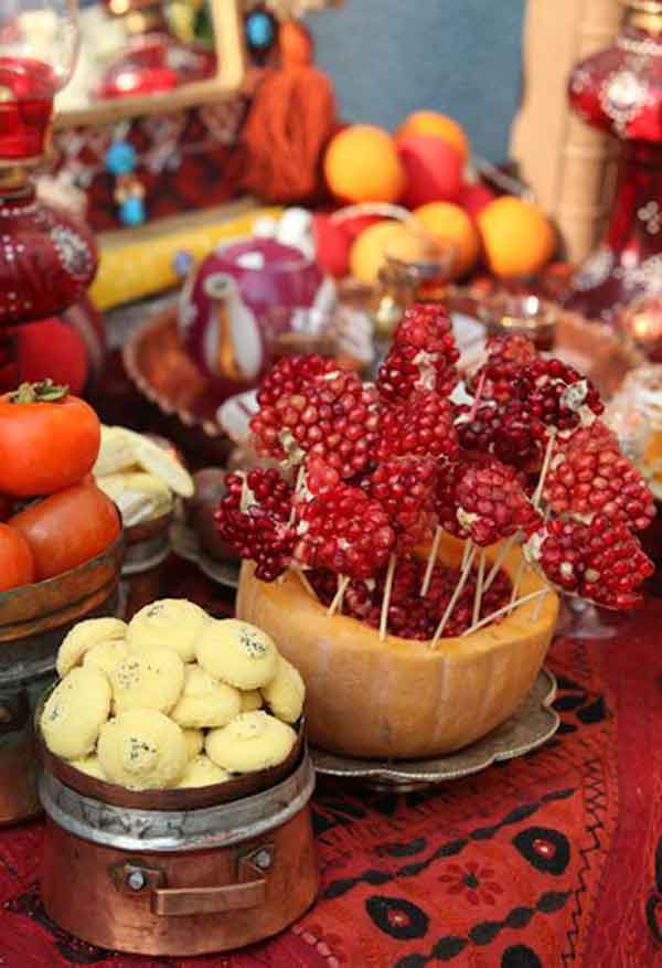 تزیین انار شب یلدا با ایده های ساده و فوق العاده ساده و شیک و دلبر