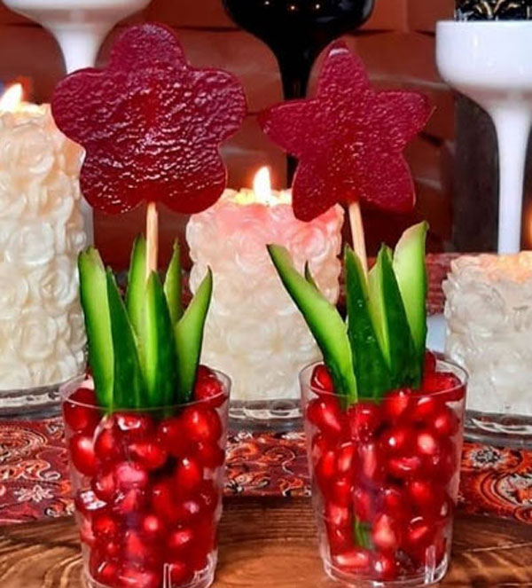 تزیین لبو شب یلدا شیک و ساده با ایده های فوق العاده جذاب و خوشمزه