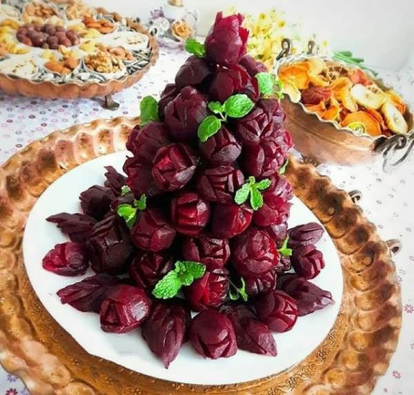 تزیین لبو شب یلدا شیک و ساده با ایده های فوق العاده جذاب و خوشمزه