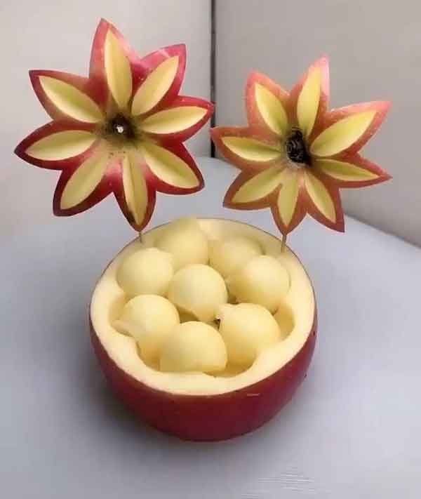 تزیین سیب شب یلدا با ایده های فوق العاده زیبا و جذاب لاکچری
