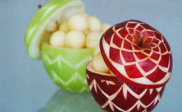 تزیین سیب شب یلدا با ایده های فوق العاده زیبا و جذاب لاکچری