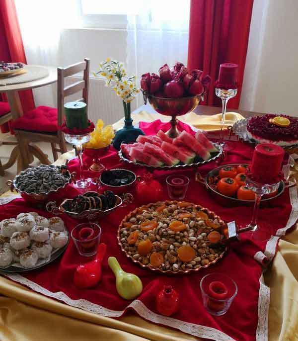 تزیین یلدایی شیک با ایده های مدرن و سنتی فوق العاده زیبا