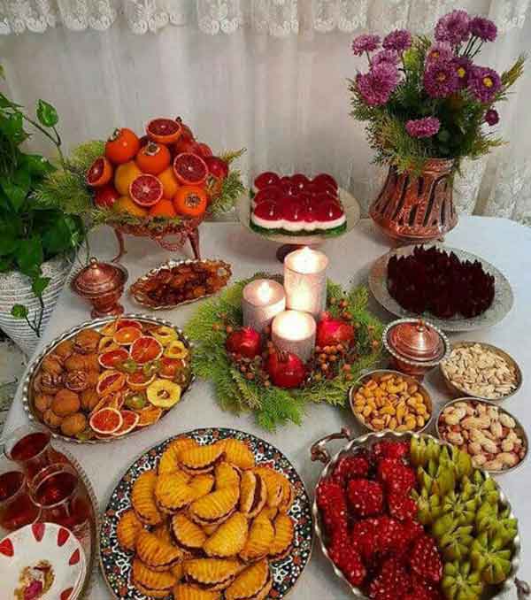 تزیین یلدایی شیک با ایده های مدرن و سنتی فوق العاده زیبا