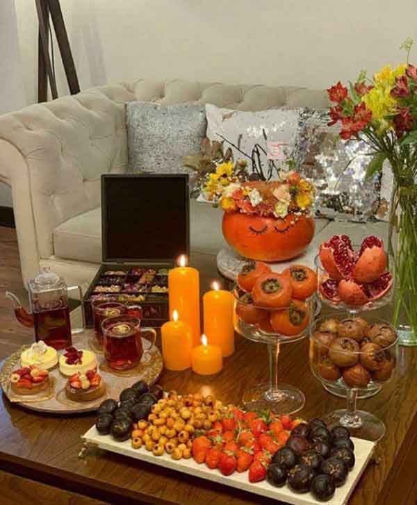 تزیین یلدایی شیک با ایده های مدرن و سنتی فوق العاده زیبا