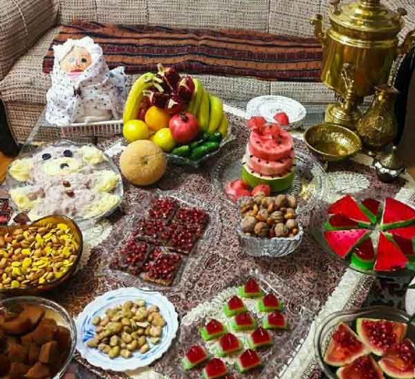 تزیین یلدایی شیک با ایده های مدرن و سنتی فوق العاده زیبا