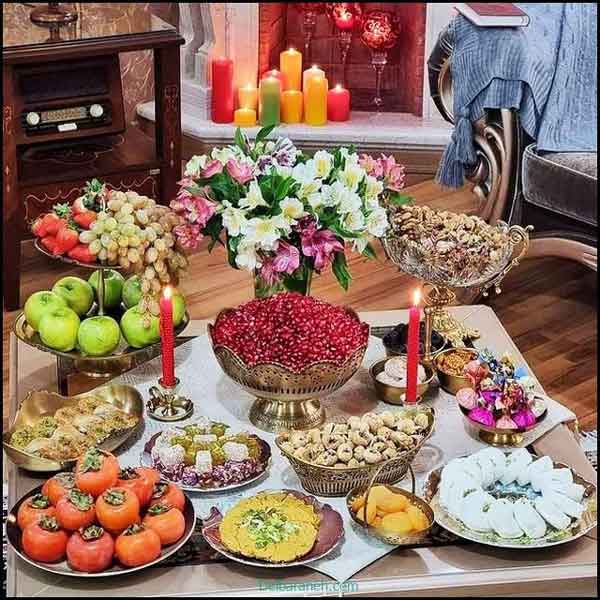 تزیین یلدایی شیک با ایده های مدرن و سنتی فوق العاده زیبا