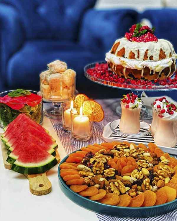 تزیین یلدایی شیک با ایده های مدرن و سنتی فوق العاده زیبا