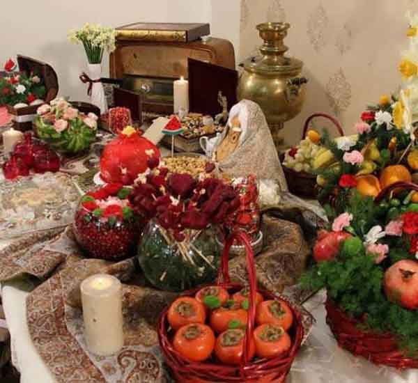 تزیین یلدایی عروس و داماد با ایده های خلاق و ساده و جذاب