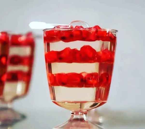 تزیین ژله شب یلدا به شکل هندوانه با ایده های ساده و جذاب