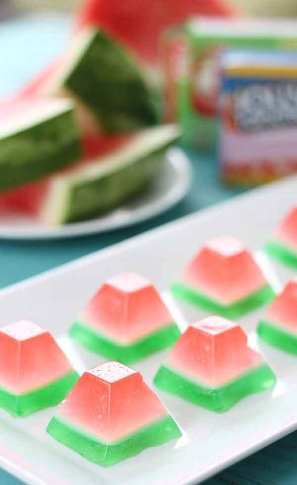 تزیین ژله شب یلدا به شکل هندوانه با ایده های ساده و جذاب