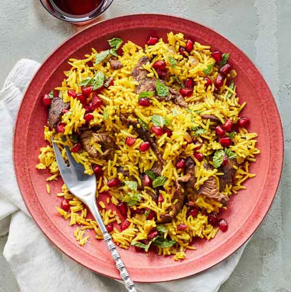 انار پلو شیرازی انار پلو شمالی انار پلو ساده طرز تهیه انار پلو با رب انار عکس انار پلو طرز تهیه انار پلو در برنامه به خانه برمیگردیم انار پلو با گوشت چرخ کرده انار پلو با مرغ
