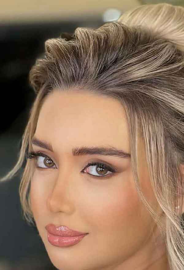 مدل آرایش دخترانه ساده و شیک لایت و لاکچری مناسب عروسی و دورهمی