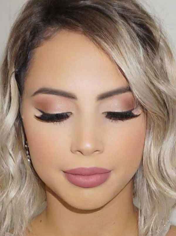 مدل آرایش دخترانه ساده و شیک لایت و لاکچری مناسب عروسی و دورهمی
