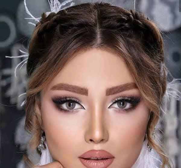 مدل ارایش دخترانه ساده و شیک برای عروسی فوق العاده جذاب و لایت دلبر
