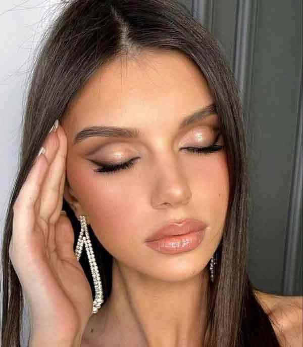 مدل ارایش دخترانه ساده و شیک برای عروسی فوق العاده جذاب و لایت دلبر