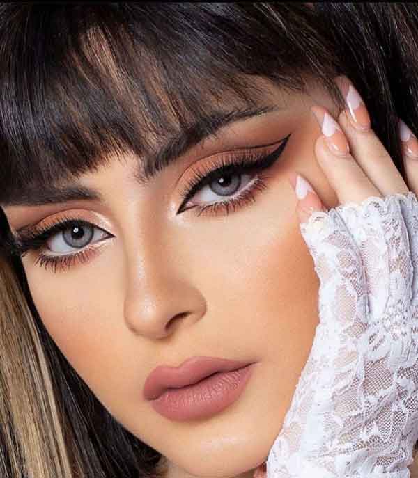 مدل ارایش دخترانه ساده و شیک برای عروسی فوق العاده جذاب و لایت دلبر