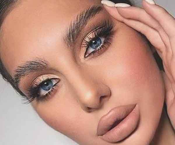 مدل ارایش دخترانه ساده و شیک برای عروسی فوق العاده جذاب و لایت دلبر
