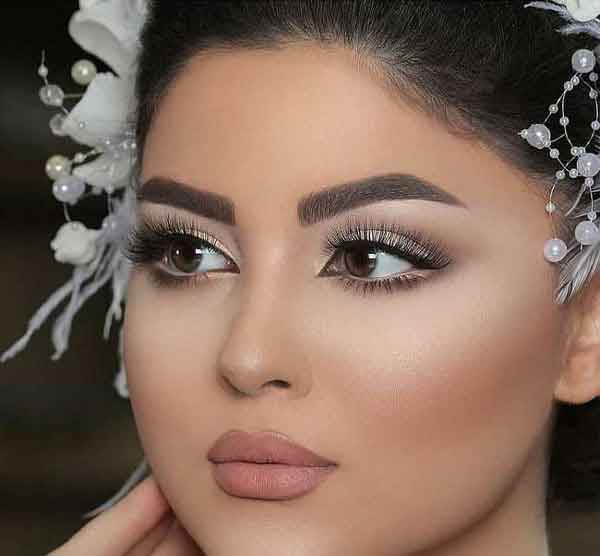 مدل ارایش دخترانه ساده و شیک برای عروسی فوق العاده جذاب و لایت دلبر
