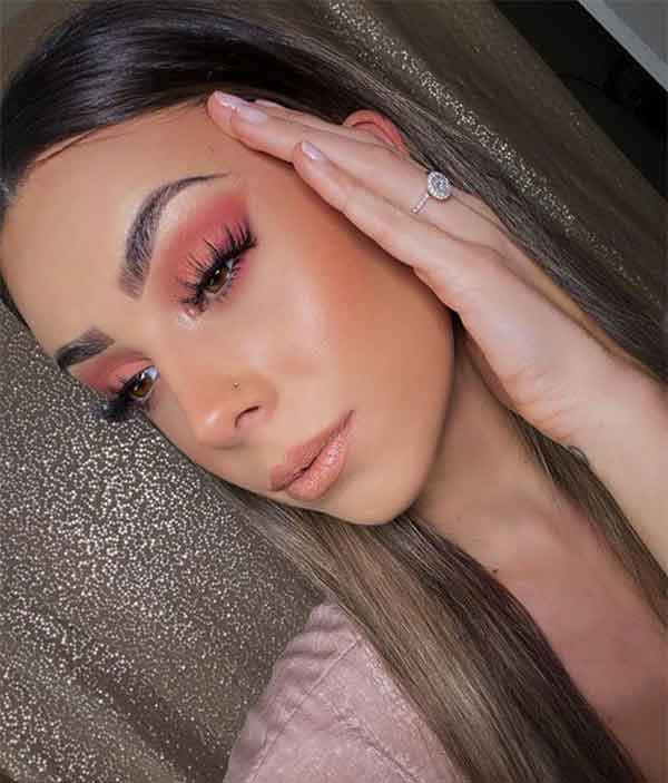 آرایش زنانه ساده لایت و ملایم شیک و جذاب عروسی و مهمانی
