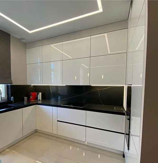 هایگلاس مدل کابینت آشپزخانه ایرانی جدید با طرح های مدرن و شیک جذاب با رنگ های مختلف
