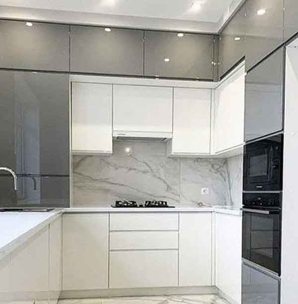 هایگلاس مدل کابینت آشپزخانه ایرانی جدید با طرح های مدرن و شیک جذاب با رنگ های مختلف