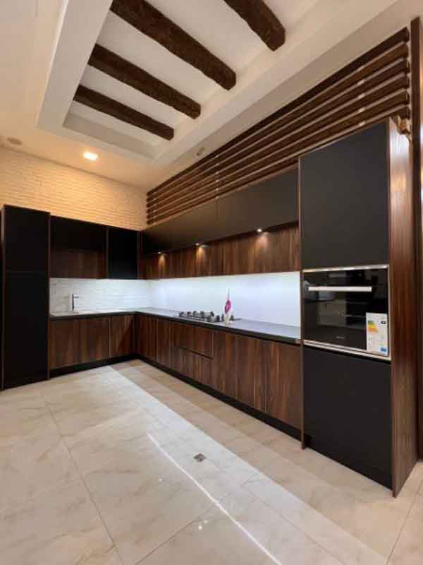 مدل کابینت آشپزخانه دو طرفه ساده و جدید شیک کلاسیک و مدرن