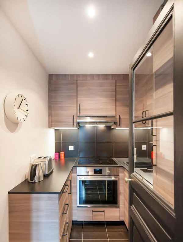 مدل کابینت آشپزخانه دو طرفه ساده و جدید شیک کلاسیک و مدرن