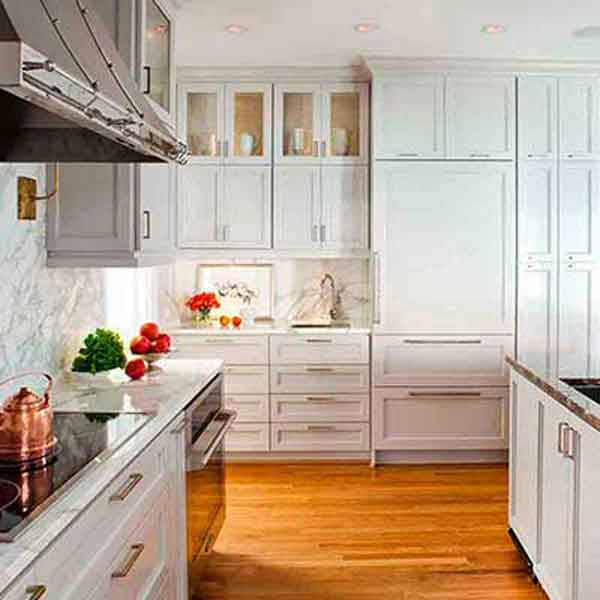 مدل کابینت آشپزخانه دو طرفه ساده و جدید شیک کلاسیک و مدرن