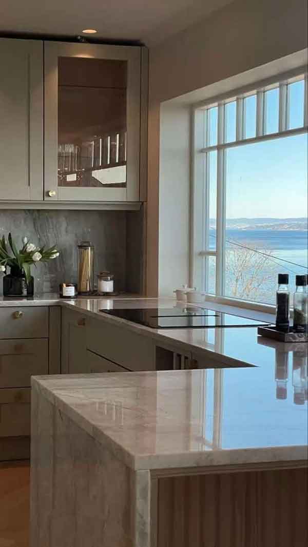 مدل کابینت آشپزخانه دو طرفه ساده و جدید شیک کلاسیک و مدرن