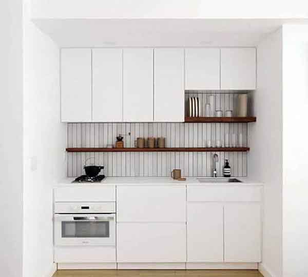 مدل کابینت آشپزخانه کوچک ایرانی جدید با رنگ و طرح های ساده و مدرن جدید سال