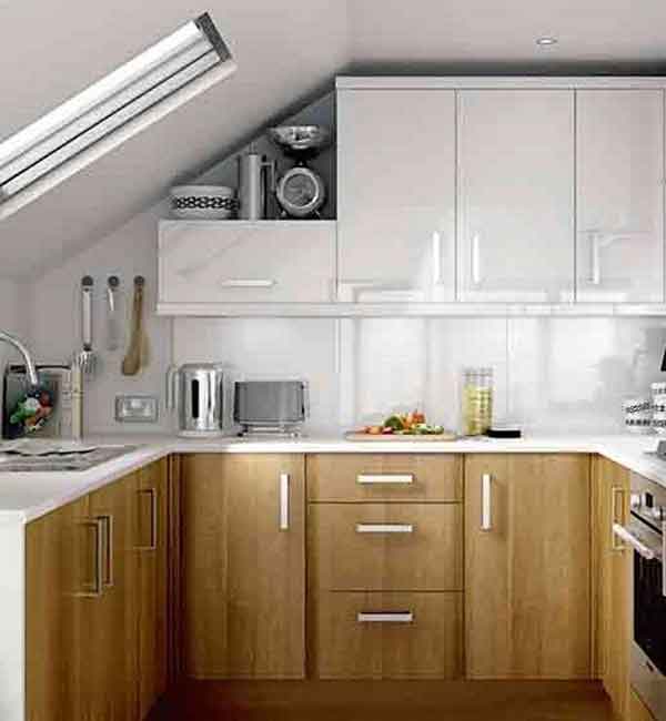 مدل کابینت آشپزخانه کوچک ایرانی جدید با رنگ و طرح های ساده و مدرن جدید سال