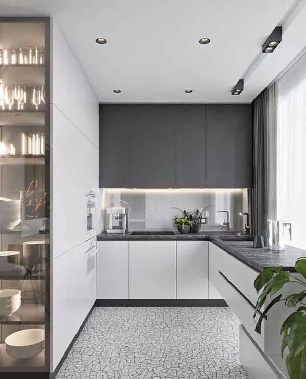 مدل کابینت آشپزخانه کوچک ایرانی جدید با رنگ و طرح های ساده و مدرن جدید سال